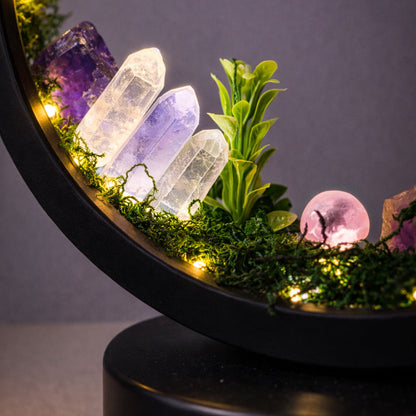 ZenCrystal – Čarovná Minerálna Lesná Lampa