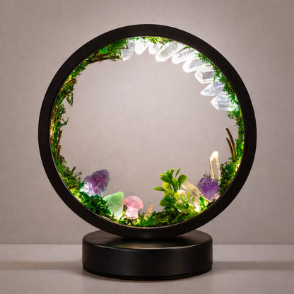 ZenCrystal – Čarovná Minerálna Lesná Lampa