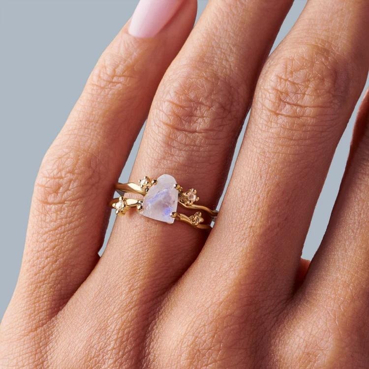 ZenCrystal – Mesačný kameň prsteň