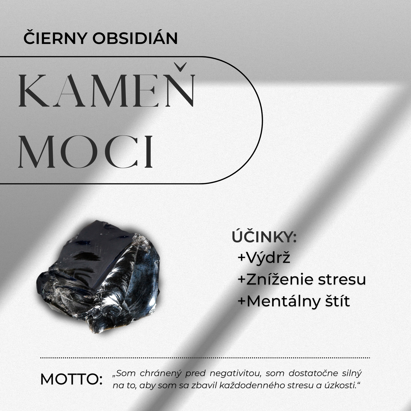 ZenCrystal – Obsidiánový prsteň